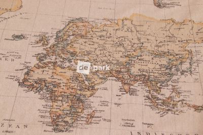 Dekoračná tkanina - Mapa sveta (3)
