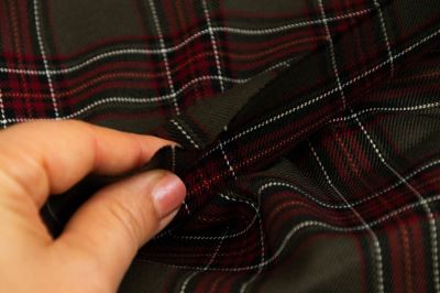 Tartan - skotská kostka - khaki (7)