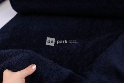 DOUBLEFACE FLEECE - černomodrá - 1 ks - 0,60 m (2)