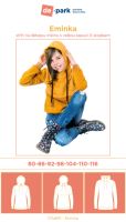 Papírový střih 2v1 - Eminka vel.80-116