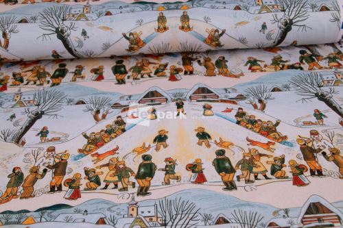 Počesaný funkční úplet - Josef Lada - Zima