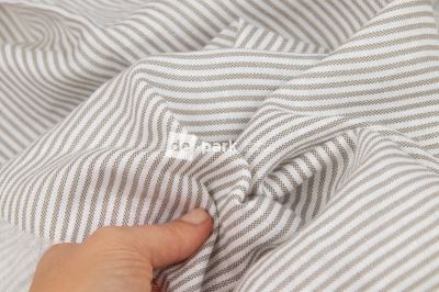 Ľan - Prúžok khaki-biela - 2.akost (8)