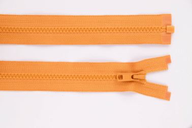 Zip YKK - kostený deliteľný - horčicová - 128