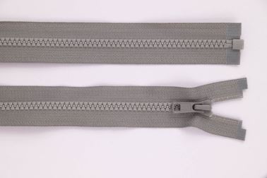 Zip YKK - kostěný dělitelný - světle šedá - 851