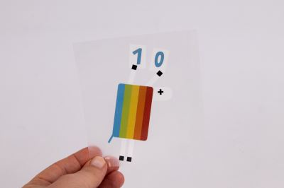Nažehlovačka - Ovečka z Déčka s číslom