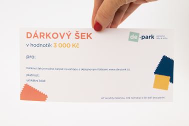 Dárkový šek 3000Kč - papírová podoba