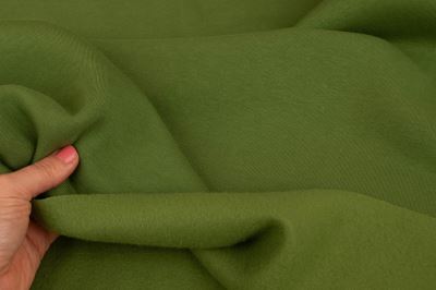 Počesaná teplákovina silná - matcha (8)