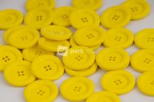 DE-PARK gombíky - 3cm - žltá - 125