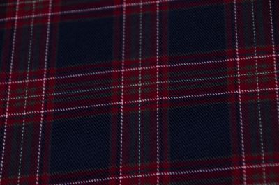Tartan - skotská kostka - vínová (2)