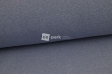 Počesaná teplákovina silná - MELÍR - nebesky modrá