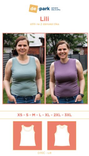 Papierový strih - Lili veľ. XS-XXXL