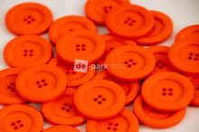 DE-PARK knoflíky - 3cm - pomerančová