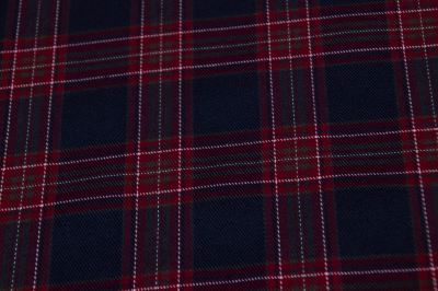Tartan - skotská kostka - vínová (3)