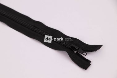 Zips - 25cm - deliteľný - čierna - 999