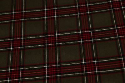 Tartan - skotská kostka - khaki (3)