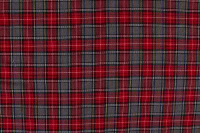 Tartan - skotská kostka - červená (2)
