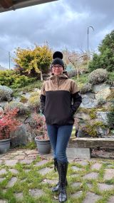Zimné softshell 10/3 - KOLEKCIA LES - tmavé cappuccino (4)