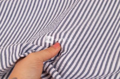 Seersucker - Prúžok - navy (5)