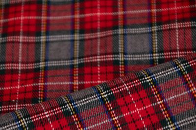 Tartan - skotská kostka - červená (8)