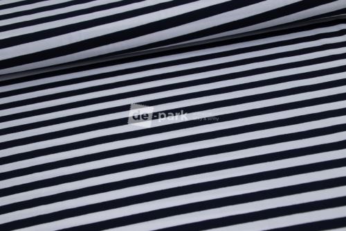 Úplet - Pruhy - černomodrá/bílá