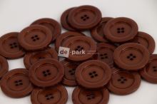 DE-PARK knoflíky - 2cm - čokoládově  hnědá - 729