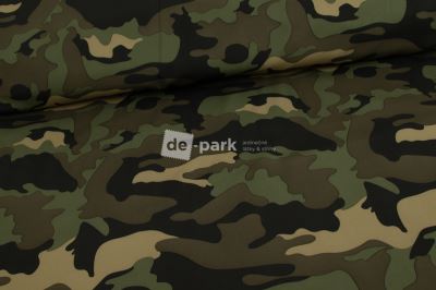 Zimní softshell 10/3 - Maskáč army khaki (1)