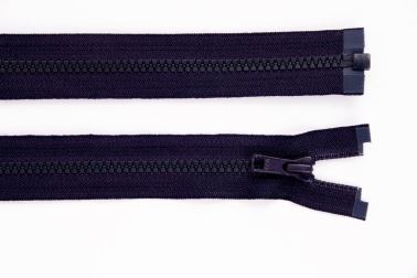 Zip YKK - 75cm - deliteľný - čiernomodrá - 549