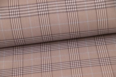 Tartan - skotská kostka - béžová