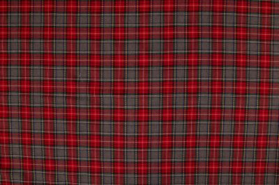 Tartan - skotská kostka - červená (1)
