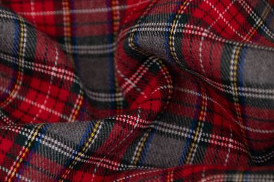 Tartan - skotská kostka - červená (5)
