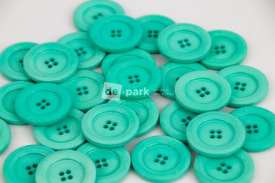 DE-PARK knoflíky - 3cm - tmavá mintová - 623