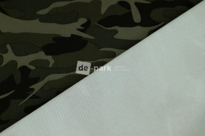Nohavicový pružný softshell - Maskáč - army khaki (3)