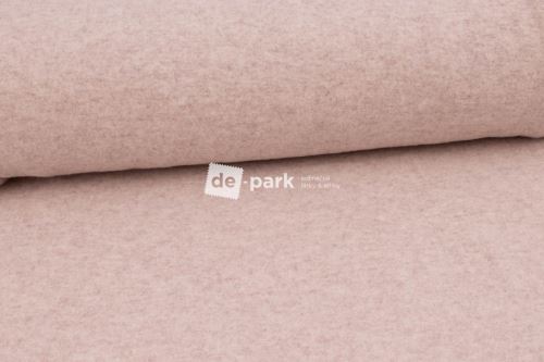 Fleece 100% MERINO - Melír - bílá káva