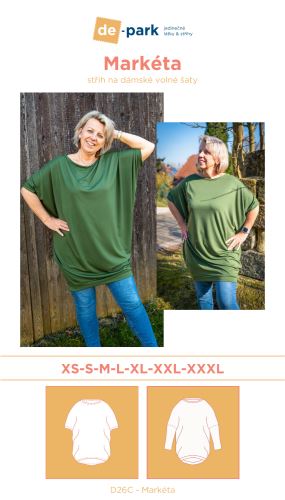Papírový střih - Markéta vel.XS-XXXL