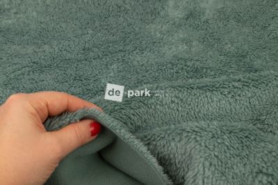 DOUBLEFACE FLEECE - eukalyptová (5)
