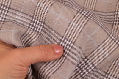 Tartan - skotská kostka - béžová (7)