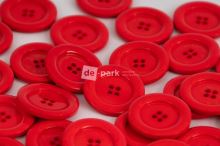 DE-PARK gombíky - 3cm - červená - 337