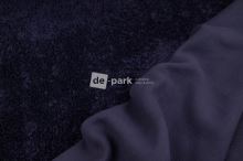 DOUBLEFACE FLEECE - černomodrá