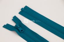 Zip YKK - kostěný dělitelný - petrolejová - 568