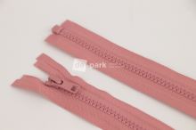 Zip YKK - kostěný dělitelný - starorůžová - 372