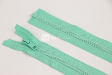 Zip YKK - 75cm - deliteľný - tmavá mintová