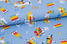 Úplet - Ovečky z Déčka - světle modrá