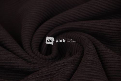 Teplákovina 3D - Stripe - černá - 999