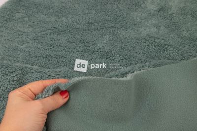 DOUBLEFACE FLEECE - eukalyptová (6)