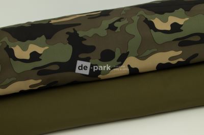 Zimní softshell 10/3 - Maskáč army khaki (4)
