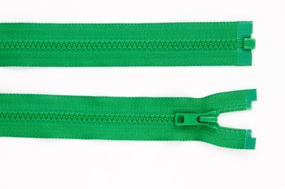 Zip YKK - kostený deliteľný - trávovo zelená - 617