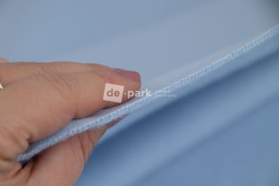 Počesaná teplákovina silná - pomněnková - 550 (3)