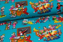 Teplákovina - Čtyřlístek - petrolej