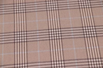Tartan - skotská kostka - béžová (1)