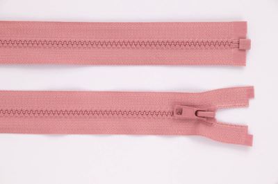 Zip YKK - kostěný dělitelný - starorůžová - 372